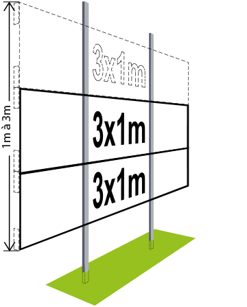 Panneau écologique auto-portant - Easypanneau