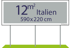 Panneaux pulicitaires 12m² italien - Easypanneau