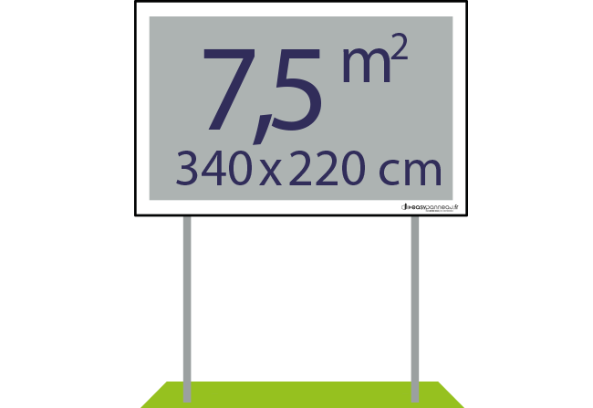 Panneaux pulicitaires 7,5m² - Easypanneau