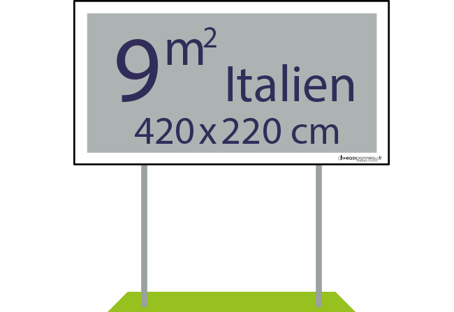 Panneaux pulicitaires 9m² italien - Easypanneau