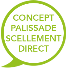 concept palissade scellement direct - EasyPanneau