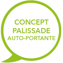 concept palissade auto-portante - EasyPanneau